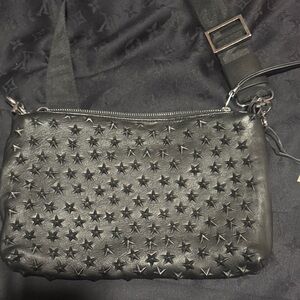 All Saints Eve Star Black Star-Studded Crossbody Bag